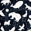 ZVÍŘATA MIX  (GALAKTICKÁ ZVÍŘATA) / navy- Potahový velur 