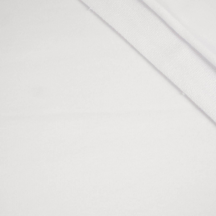 D-01 WHITE - thick looped knit 290g