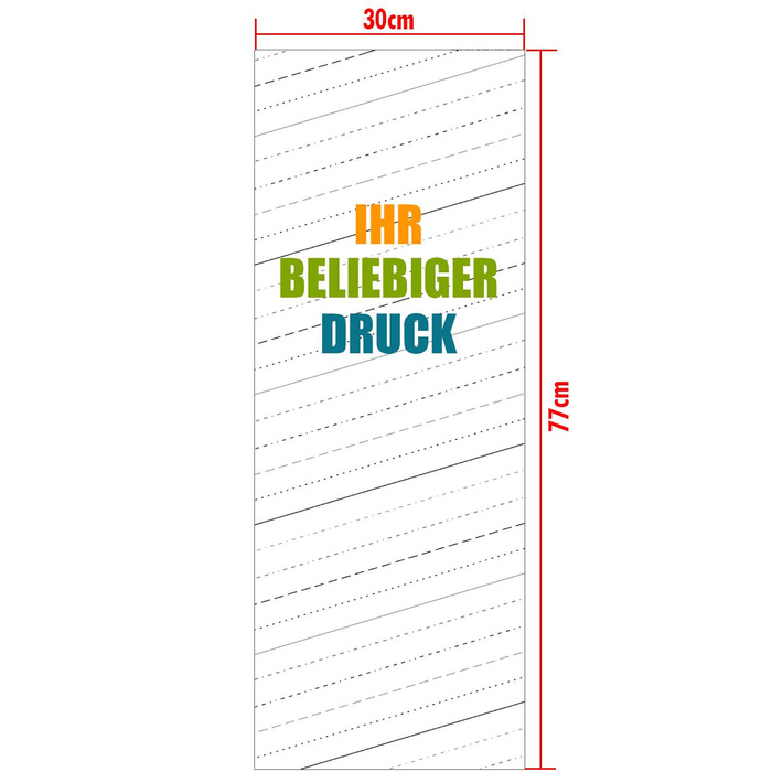 TURNBEUTEL - MIT EIGENEM AUFDRUCK - groß