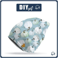 "Beanie" cap - PUMPKINS pat. 4 (PUMPKIN GARDEN) 51-53