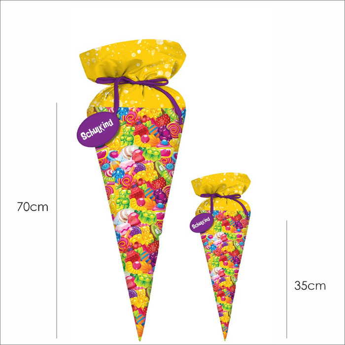 Schultüte - GUMMIBONBONS - klein