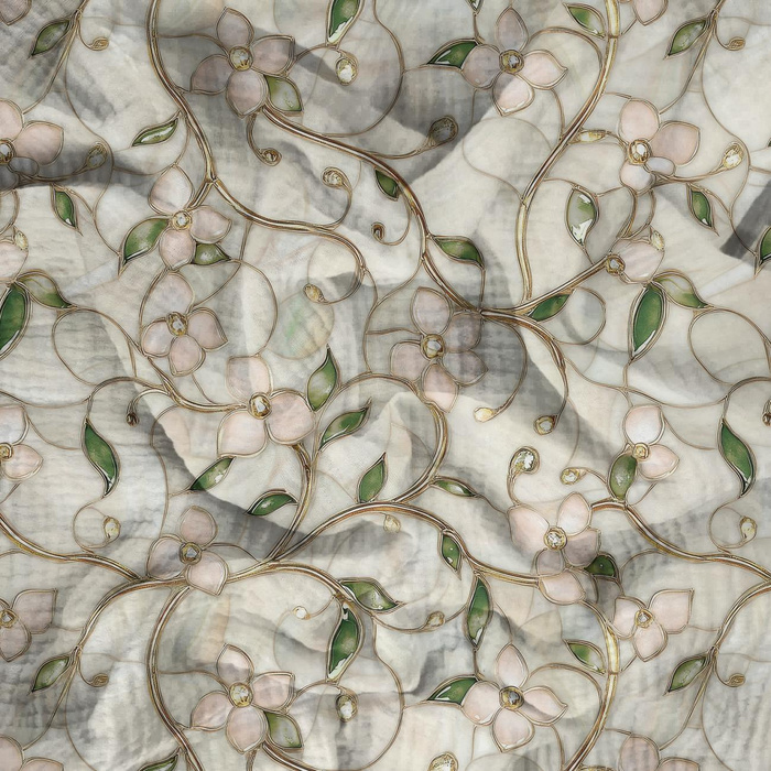 STAINED GLASS WZ. 18 - Cotton muslin