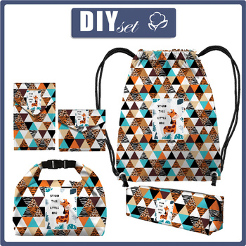 PUPIL PACKAGE - TRIANGLES / SPOTS - sewing set