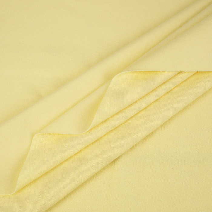 D-173 GELB - Sommersweat nicht angeraut / (BUTTER YELLOW)
