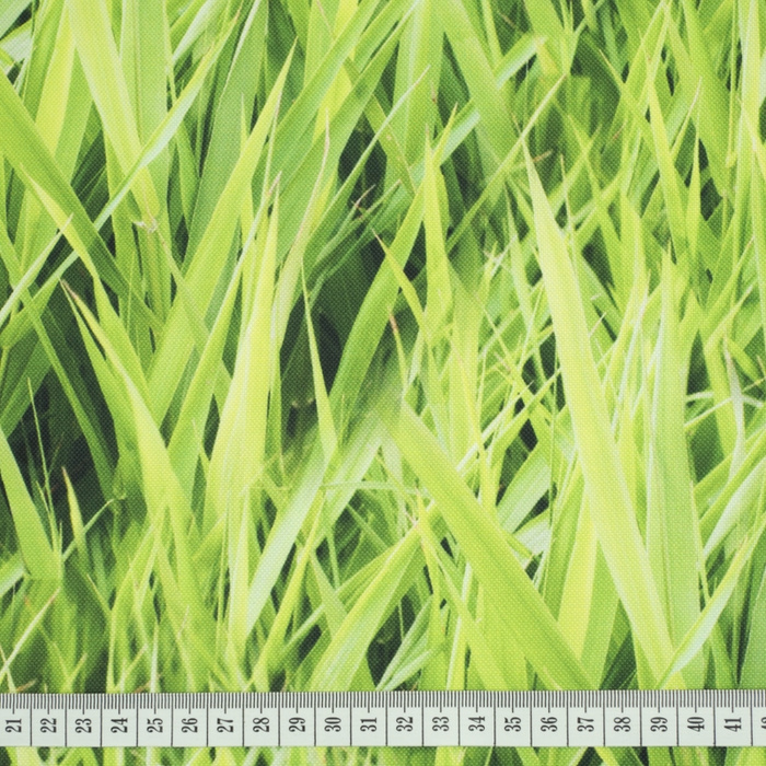 GRÜNES GRAS - Wasserabweisende Webware