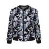 DÁMSKA BOMBER BUNDA (KAMA) - FLOWERS AND LEAVES M