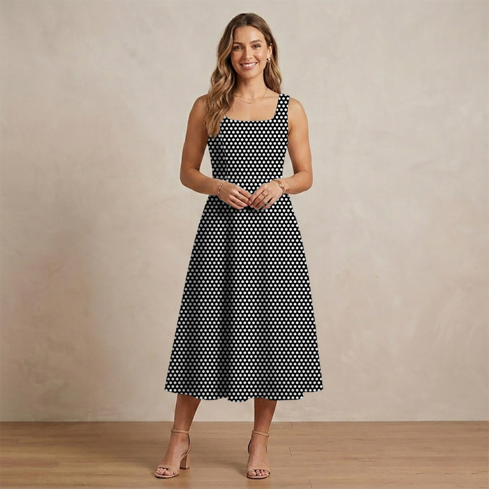 POLKA DOTS WZ. 3 - tkanina szybkoschnąca