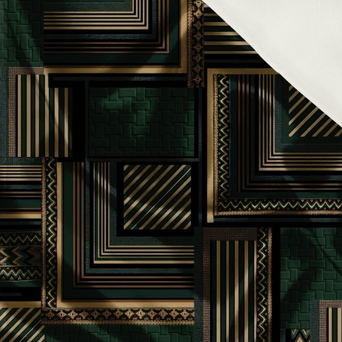 RETRO GEOMETRIC WZ. 17 - Satyna