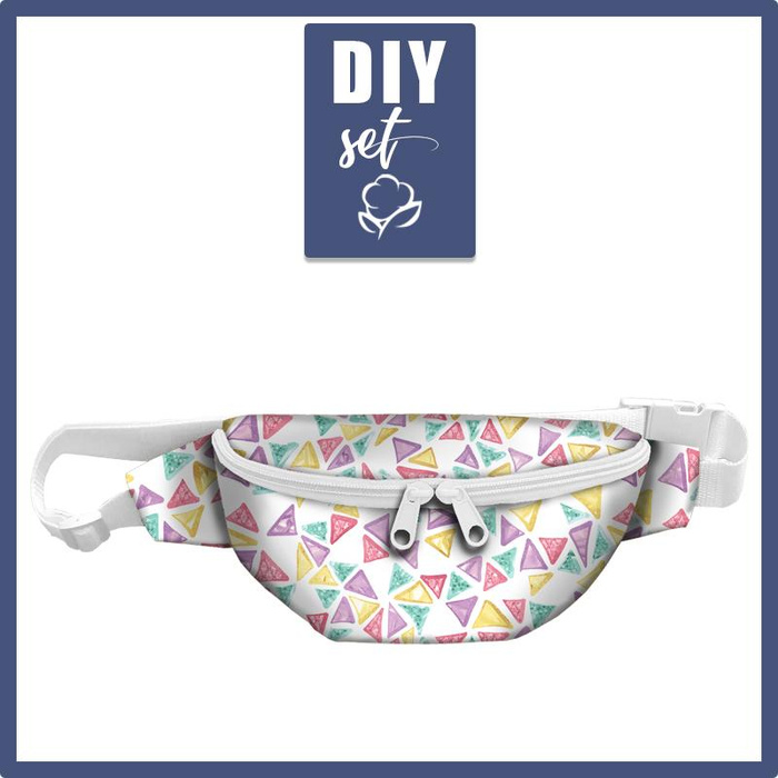 HIP BAG - TROPICAL TRIANGLES - small