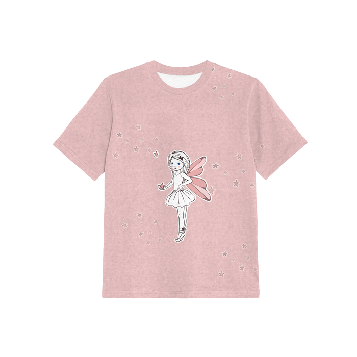 2-PACK - KID’S T-SHIRT - FAIRIES - sewing set (128/134)