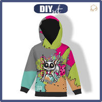 KID'S HOODIE (ALEX) - CRAZY CAT - sewing set (86/92)