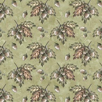 BLÄTTER UND EICHELN Ms. 2 (HERBST IM WALD)