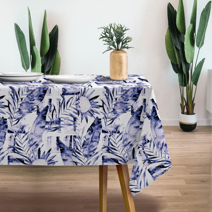 WATERCOLOR LEAVES 2.0 (Very Peri) - lycra 300g