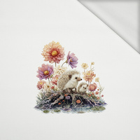 HEDGEHOG FAMILY - panel (60cm x 50cm) teplákovina