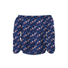 Bardot neckline blouse (SOFIA) - PAINTED PEONIES / navy - sewing set XXL