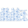DAMEN T-SHIRT - BLUMEN Ms. 4 (classic blue) - Single Jersey XL
