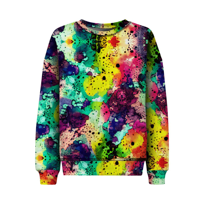 Children's tracksuit (MILAN) - ABSTRACTION pat. 9 - sewing set (122/128)