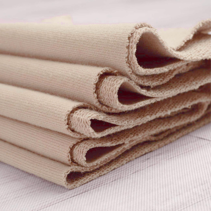 P-03 Biscuit - thick looped knit 290g