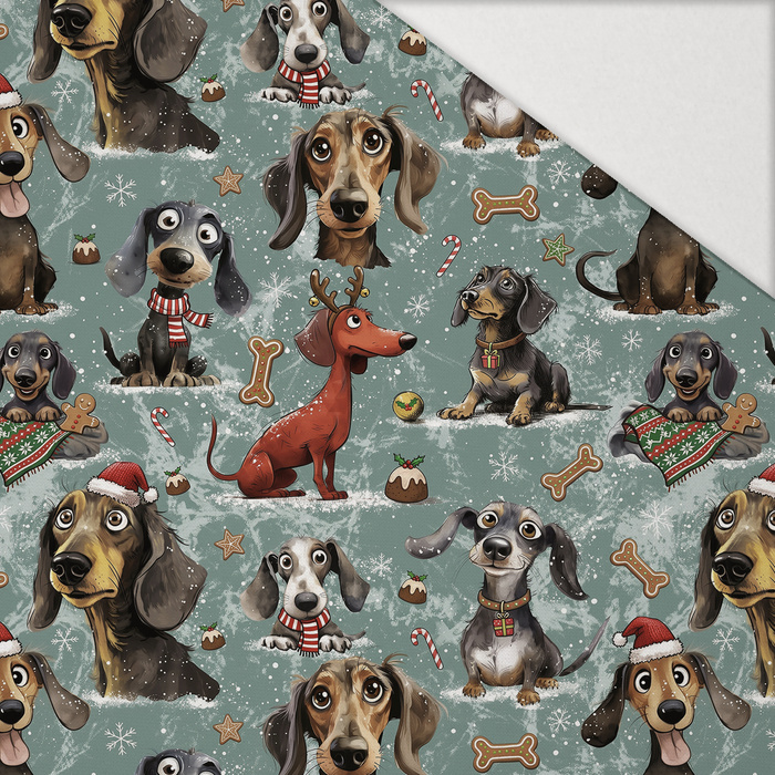 DOGS WZ. 3 / CHRISTMAS - Hydrophober angerauter Wintersweat