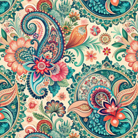 PAISLEY wz.19 - looped knit fabric