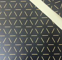 GEOMETRIC MINIMAL WZ. 3 (46 cm x 50 cm) - dickes geprägtes Kunstleder