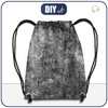 GYM BAG - GRUNGE (black) - big