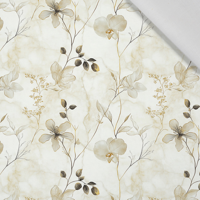 FLOWERS - Cloud Dancer WZ.8 - Baumwoll Webware