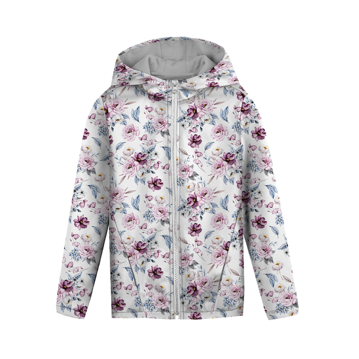 KIDS JACKET BUNNY (ZOE) - WATERCOLOR BOUQUET Pat. 2 - sewing set (134/140)