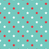 DIAGONAL RED STARS / mint - single jersey with elastane