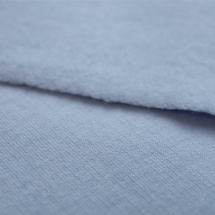 D-48 Muted blue - brushed knitwear with elastane