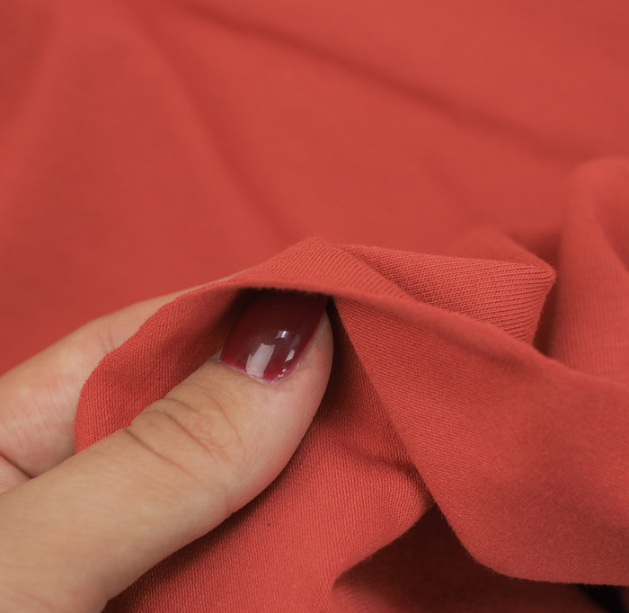 T-shirt with elastan TE210 - BRICK (D-248)