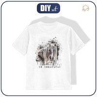 DZIECIĘCY T-SHIRT- BE BEAUTIFUL (BE YOURSELF) - single jersey (140/146)
