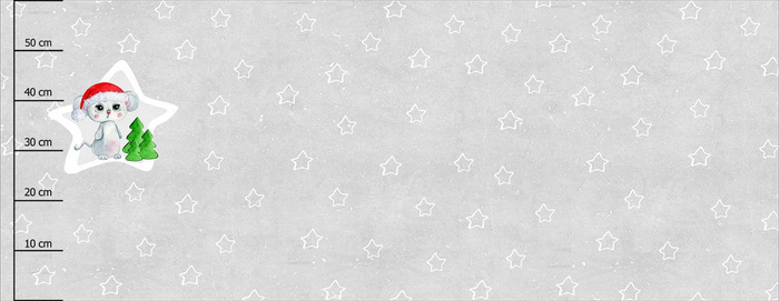 ZIMOWA MYSZKA BLANKA - PANEL PANORAMICZNY (60 x 155cm)