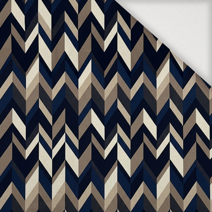 RETRO GEOMETRIC WZ. 18 - Tkanina na obrusy