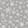 SCHNEEFLOCKEN MST. 2 / grau - HOME DECOR PREMIUM Webware