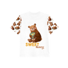 2-PACK - KINDER T-SHIRT - BÄRCHEN - Nähset (152/158)
