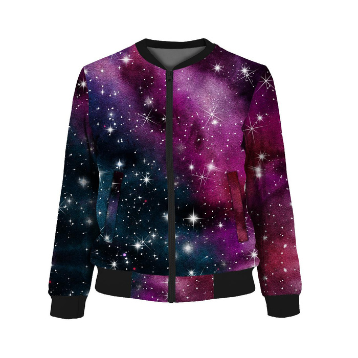 WOMEN’S BOMBER JACKET (KAMA) - WATERCOLOR GALAXY PAT. 8 - sewing set XXL