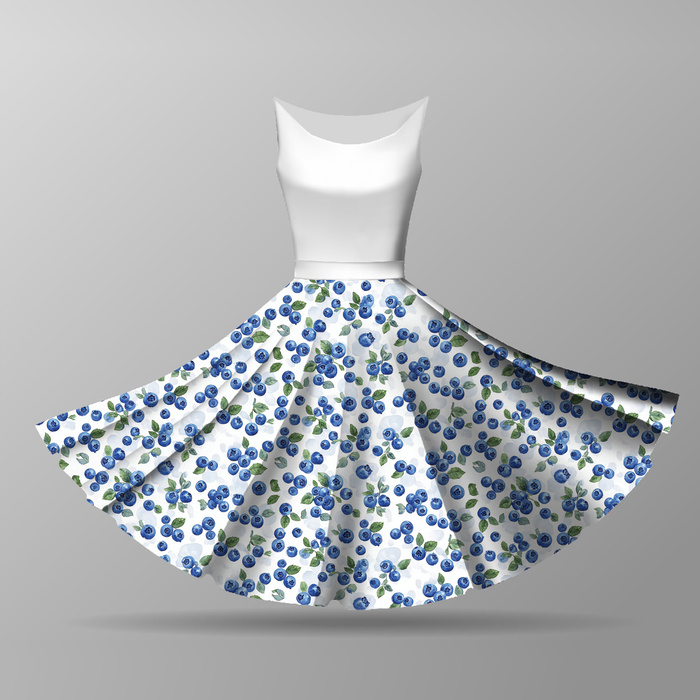 Circle skirt panel - TUTTI FRUTTI WZ. 31