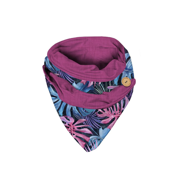 BUTTON SCARF - monstera wz.11 - sewing set