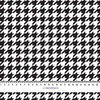 BLACK HOUNDSTOOTH / WHITE - Viscose jersey