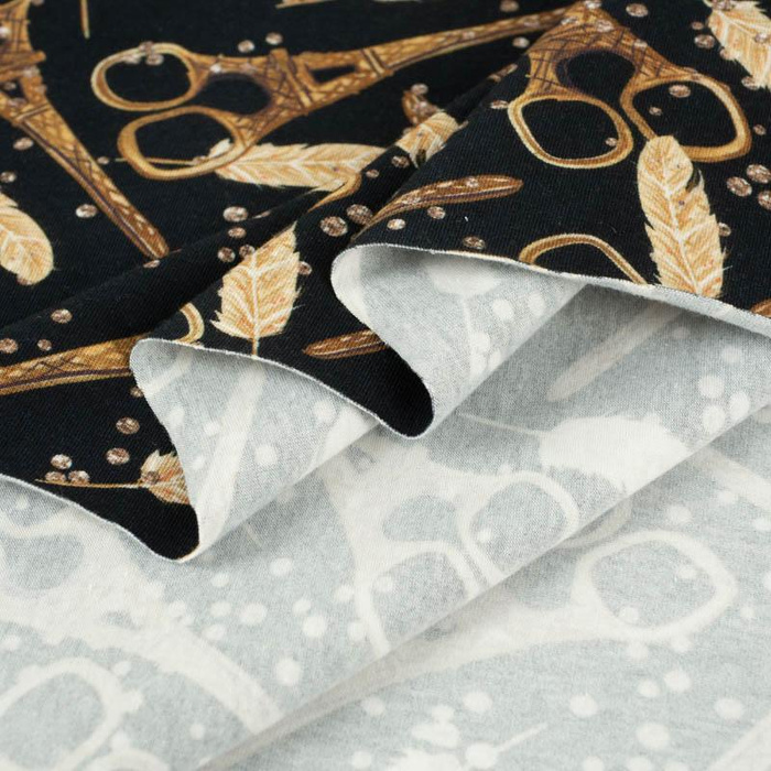 45cm PARISISCHE SCHERE - Single Jersey 