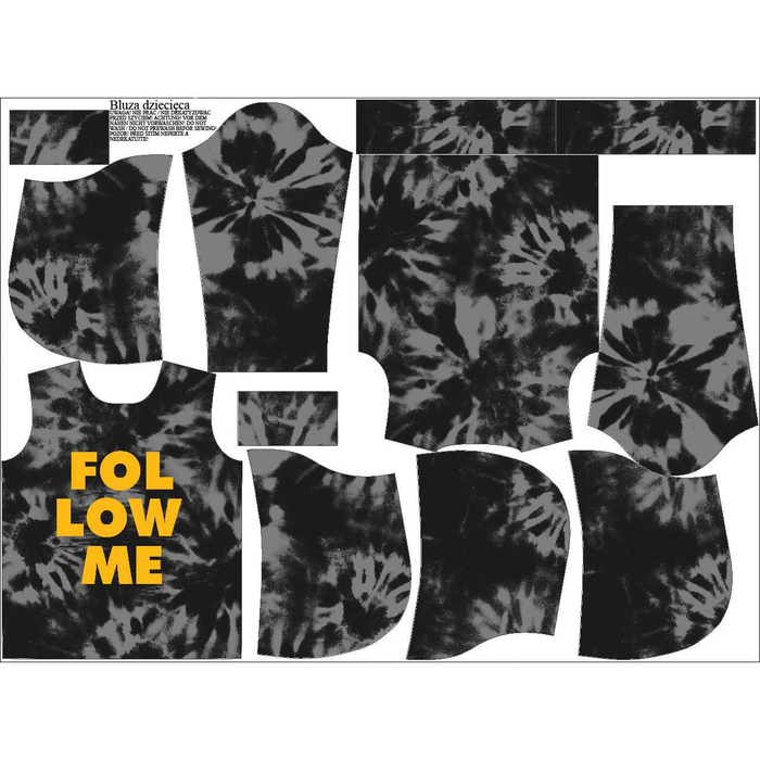 KID'S HOODIE (ALEX) - FOLLOW ME - sewing set (122/128)