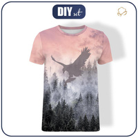 MEN’S T-SHIRT - EAGLE AND MOUNTAINS - single jersey S