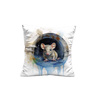 PILLOW 45X45 - WATERCOLOR RAT - Cotton woven fabric - sewing set