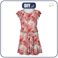 KLEID "EMMA" - FLORAL REVERIE WZ. 5 - Viskosejersey mit Elasthan