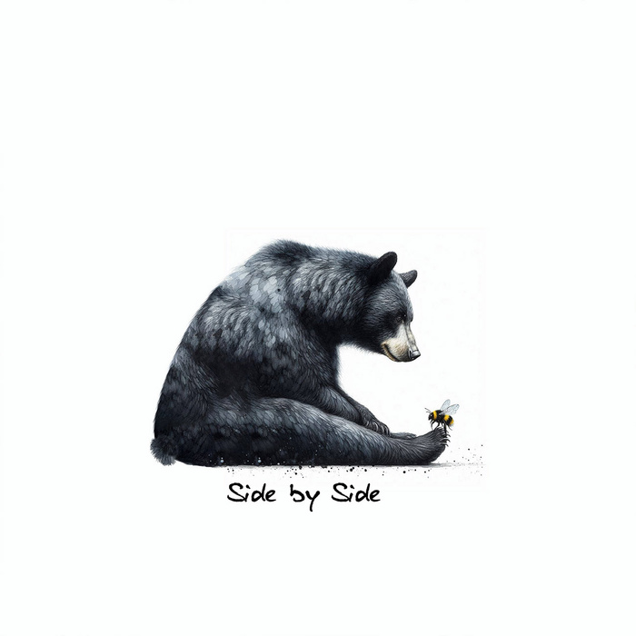 BEAR WZ. 3 - panel (60cm x 50cm) SINGLE JERSEY