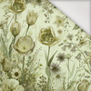 PASTEL FLOWERS WZ. 30 / lime cream - tkanina szybkoschnąca