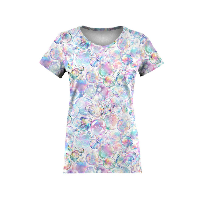 RAINBOW BUBBLES - Hydrophobic brushed knit