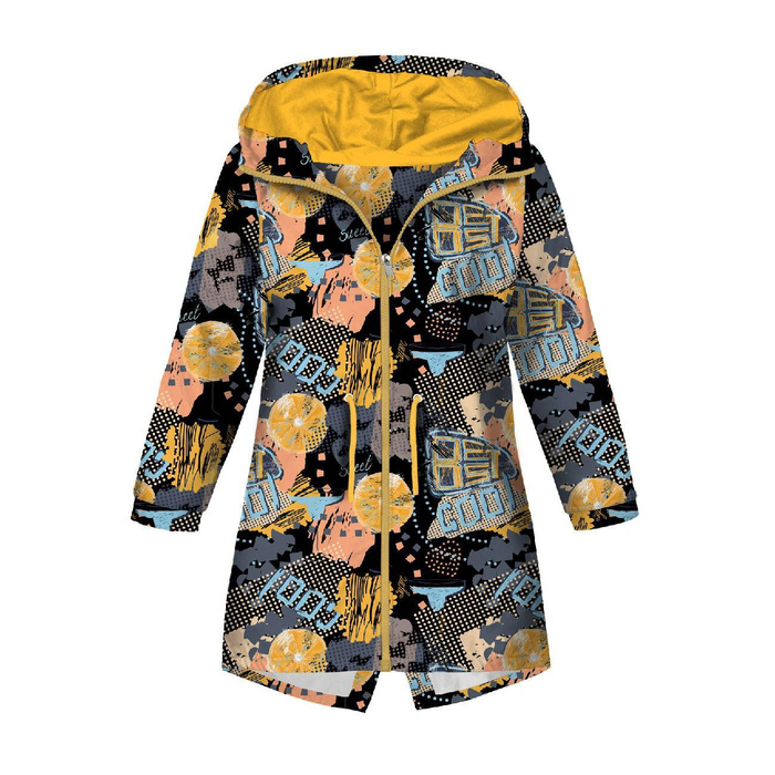 GRAFFITI ORANGES / black - softshell