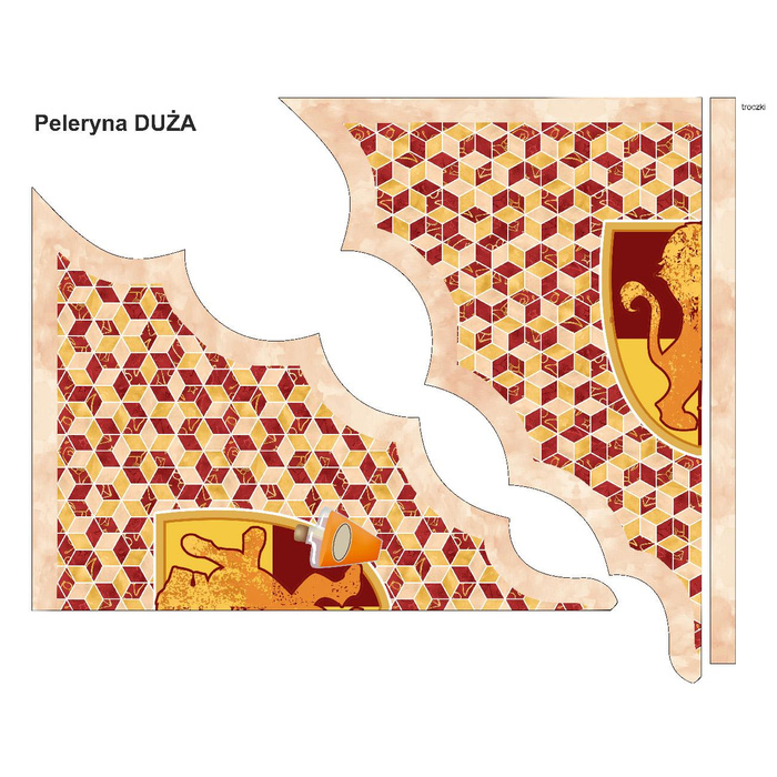 PELERYNA - HERB wz. 4 (MAGICZNA SZKOŁA) / Rozmiar do wyboru